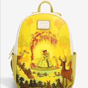 Loungefly Disney The Princess and the Frog Kiss Scene Mini Backpack